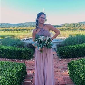 Birdy Grey Kiko Dress in mesh mauve